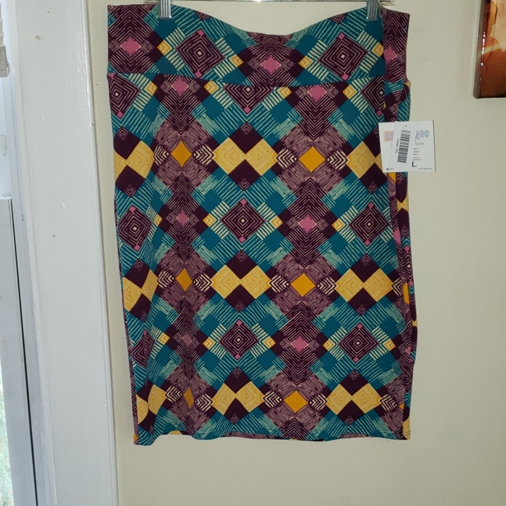 LuLaRoe Cassie Pencil Skirt 3XL